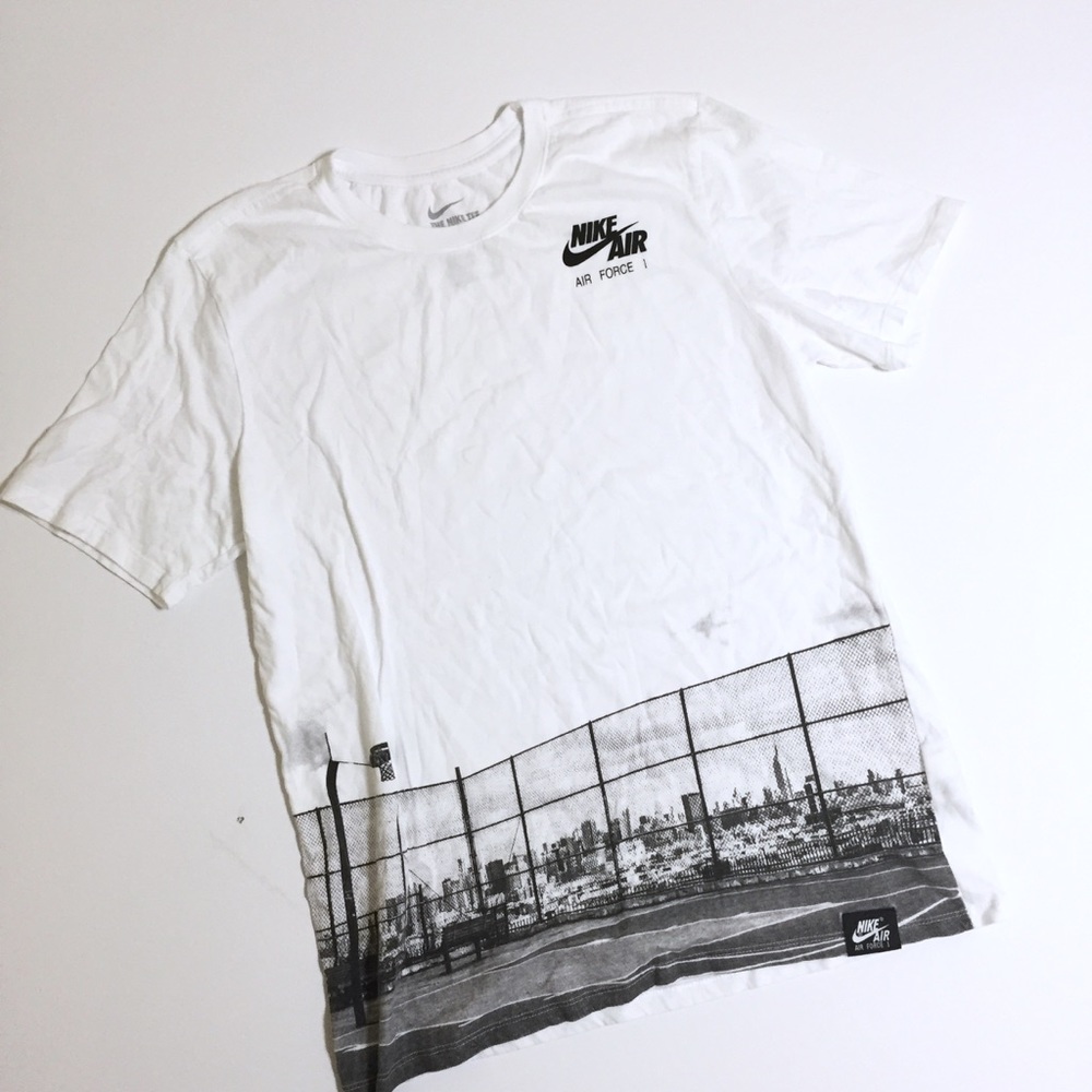 Nike Air Force 1 graphic tee - White & black